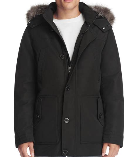 michael kors fur jacket men|michael kors down jacket men's.